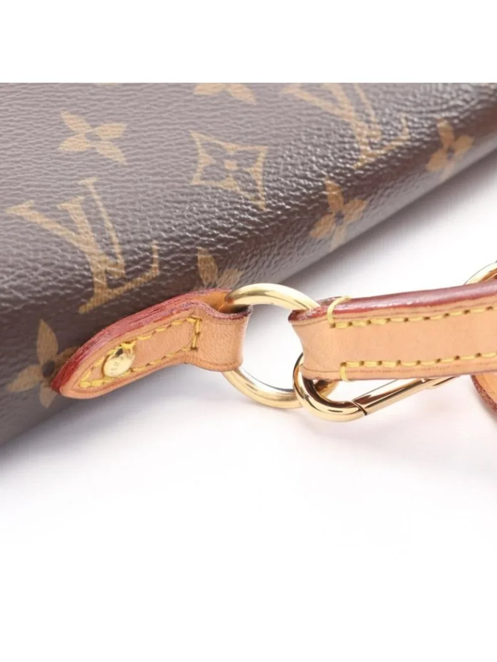 ★SOLD★ Louis Vuitton Handbag Cluny BB 2-Way Rose Canvas Leather - Picture 9 of 12